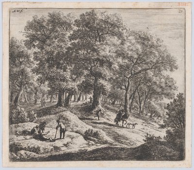 Avcılar, 17. yüzyıl. by Anthonie Waterloo