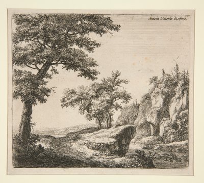 Rocky Banks ile Nehir by Anthonie Waterloo