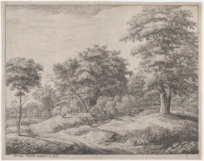 Küçük Bir Tepede Uyuyan Çoban, 17. yüzyıl. by Anthonie Waterloo