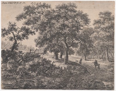 Üç Ağaç, 17. yüzyıl. by Anthonie Waterloo