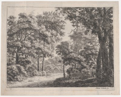 Kırpılmış Korular, 17. yüzyıl. by Anthonie Waterloo