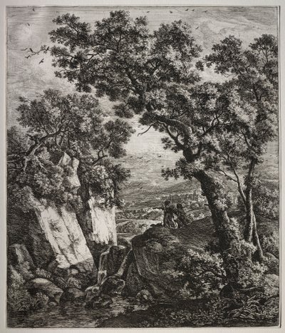 Tobias ve Melek. by Anthonie Waterloo