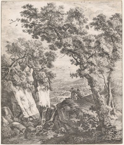 Tobias ve Melek, 17. yüzyıl. by Anthonie Waterloo