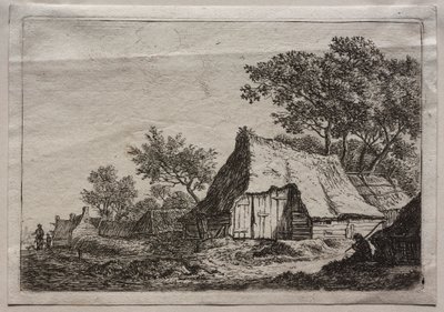 On İki Manzara: Levha I, Küçük Mezra by Anthonie Waterloo
