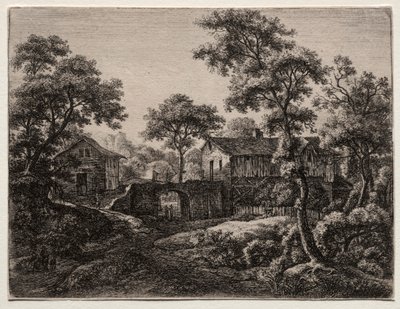 On iki manzara (H.95-106): Ağ Geçidi by Anthonie Waterloo