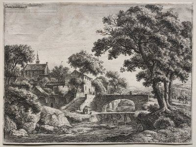 On iki manzara (H.95-106): İki Köprü by Anthonie Waterloo