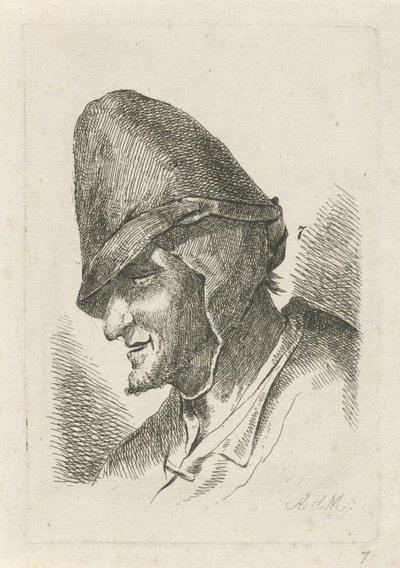Yüksek şapkalı adam by Anthonie Willem Hendrik Nolthenius de Man
