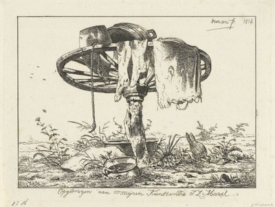 Bir direğe tekerlek by Anthonie Willem Hendrik Nolthenius de Man
