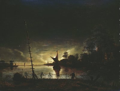 mehtaplı manzara by Anthonie van Borssom