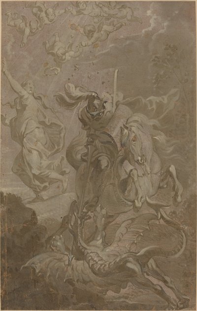 Aziz George ve Ejderha by Anthonis Sallaert