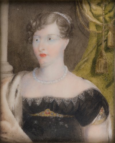 Galler Prensesi Charlotte (1796-1817), c.1812-17 (kağıt üzerinde yağlı boya) portresi by Anthony (after) Stewart