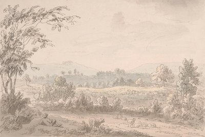 Çoban ve Koyunlu Manzara by Anthony Devis