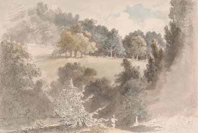 ağaçlar ile manzara by Anthony Devis