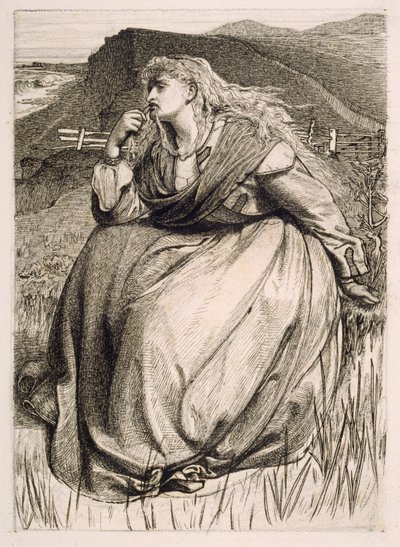 "If" için tasarım, 1866 by Anthony Frederick Augustus Sandys