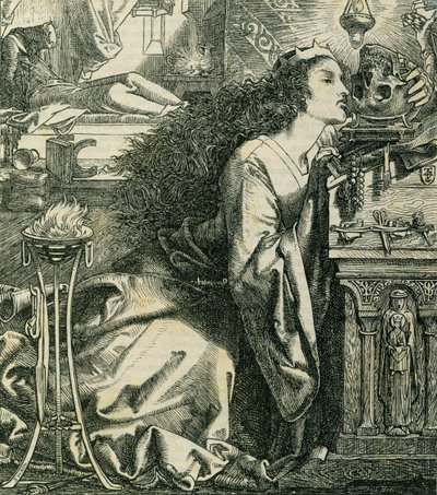 Lombardların Kraliçesi Rosamund by Anthony Frederick Augustus Sandys