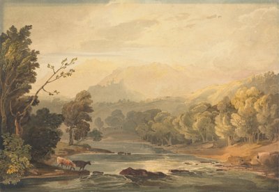 Ambleside yakınlarındaki Brathay'dan bir görünüm by Anthony Vandyke Copley Fielding