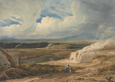 Kireç Fırını ile Manzara by Anthony Vandyke Copley Fielding