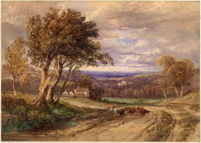 Lanercost Manastırı by Anthony Vandyke Copley Fielding