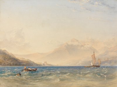 Dindarra Kalesi ile Loch Fyne Başkanı by Anthony Vandyke Copley Fielding