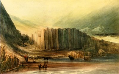 Staffa Adası, 19. yüzyılın ortaları, 1946. by Anthony Vandyke Copley Fielding