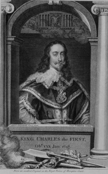 Charles I (1600-49) George Vertue (1684-1756) tarafından oyulmuş 1625
