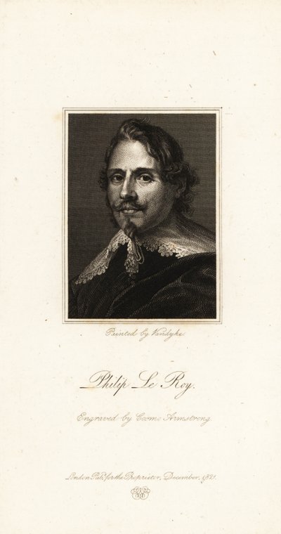 Baron Philippe Le Roy, Flaman diplomat portresi by Anthony van (after) Dyck