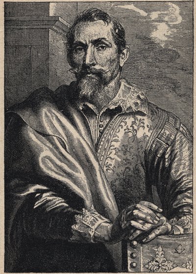 Synders Portresi (Franciscus Snyders) (Frans Snyders veya Snijders) 1579-1657, Anthony van Dyck by Anthony van (after) Dyck