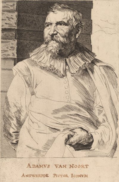 Adam van Noort, muhtemelen 16261641. by Anthony van Dyck