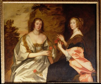 Morton Kontesi (d.1654) ve Bayan Killigrew (d.1638) by Anthony van Dyck