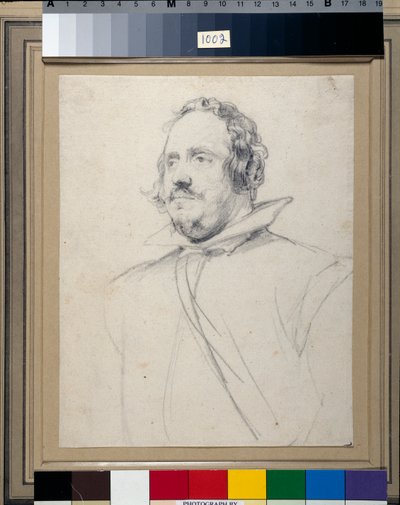 Don Emanuel Frockas (kağıt üzerine siyah tebeşir) by Anthony van Dyck