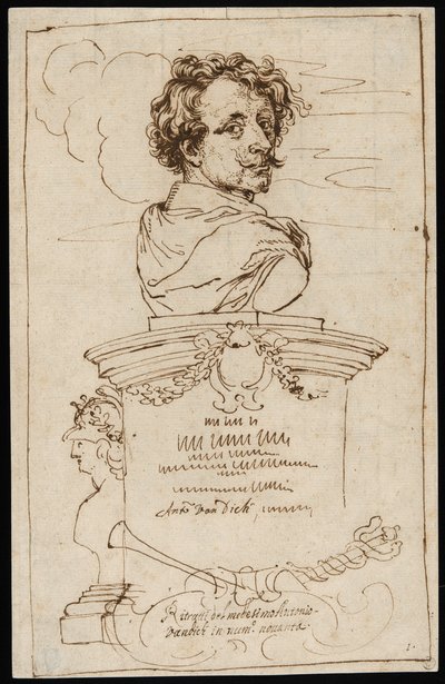 "İkonografi" den cephe parçası by Anthony van Dyck
