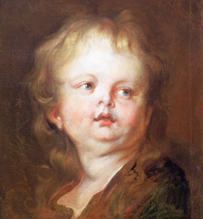 Bir çocuğun başı by Anthony van Dyck
