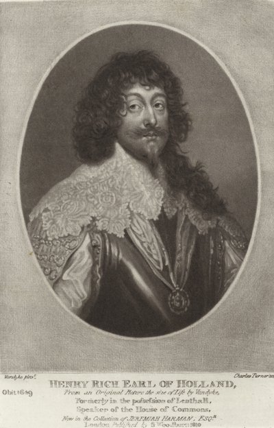 Henry Rich, Hollanda Kontu by Anthony van Dyck