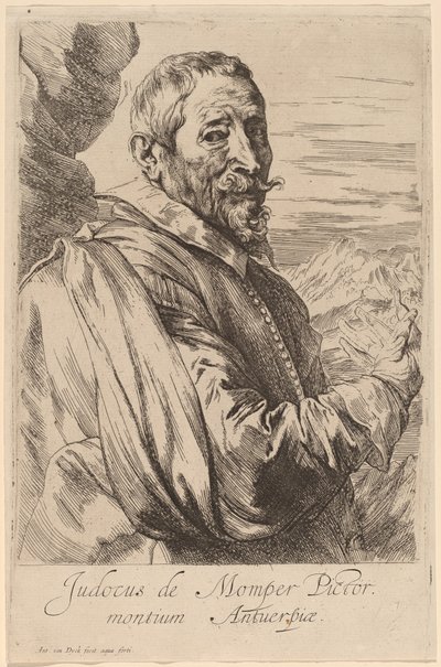 Jodocus de Momper, muhtemelen 16261641. by Anthony van Dyck