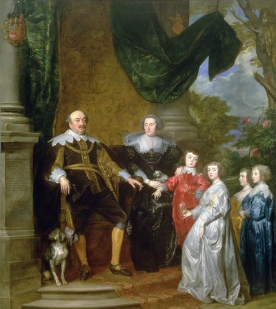 John, Ailesi ile Nassau Kontu, 1634 by Anthony van Dyck