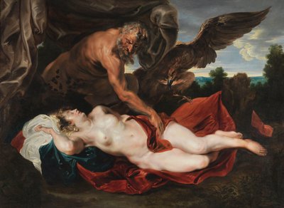Jüpiter ve Antiope, c.1620 (tuval üzerine yağlıboya) by Anthony van Dyck
