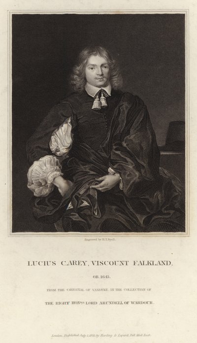 Lucius Carey, Vikont Falkland, ob 1643 by Anthony van Dyck