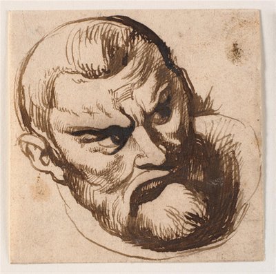 Mandehoved by Anthony van Dyck