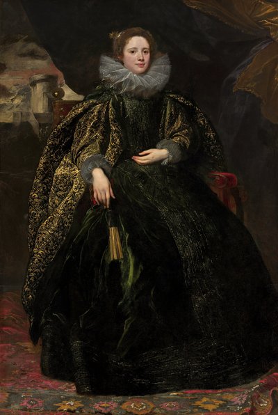 Marchesa Balbi, c.1623 (tuval üzerine yağlı boya) by Anthony van Dyck