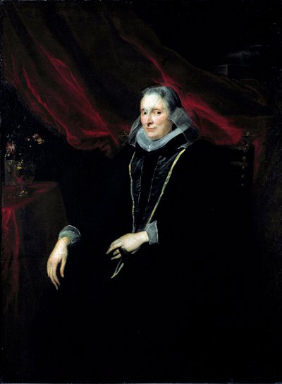Luigia Cattaneo Gentile Tablosunun Portresi Antonie Van Dyck (1599-1641) tarafından 1621 dolaylarında Sun. 147x112 cm Strazburg, Güzel Sanatlar Müzesi by Anthony van Dyck