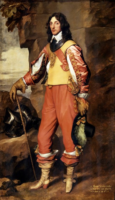 Sir Thomas Wharton'ın portresi, 1639. by Anthony van Dyck