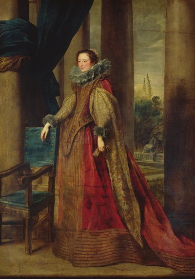 Bir Hanımefendinin Portresi, Markiz Geromina Spinola-Doria de Genes olduğu tahmin ediliyor by Anthony van Dyck