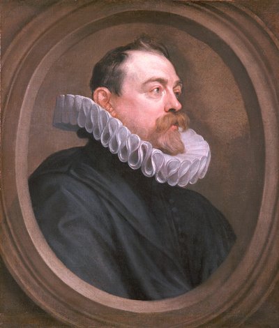 Bir adamın portresi, büst uzunluğu, c1620-1640. by Anthony van Dyck