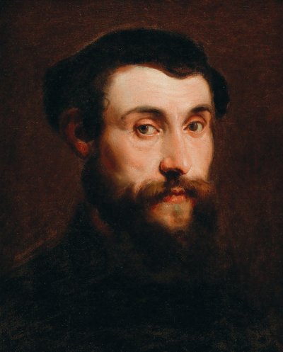 Şapka takan genç bir adam portresi by Anthony van Dyck