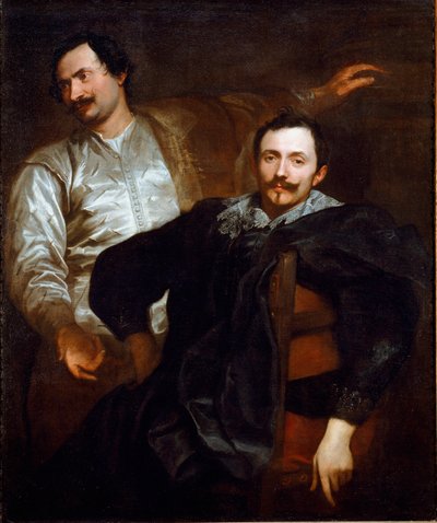 Ressamların Portresi Lucas (1591-1661) ve Cornelis (1592-1669) Wael”” Resim Antonie Van Dyck (1599-1641) 1627 Dim. 120x101 cm Roma, Pinacoteca Capitolina, env. 71 by Anthony van Dyck
