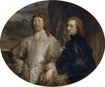 Sir Endymion Porter ve Sir Anthony van Dyck by Anthony van Dyck