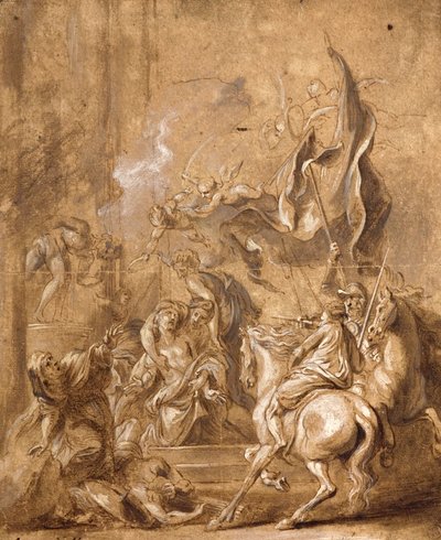 Saul'un Dönüşümü by Anthony van Dyck