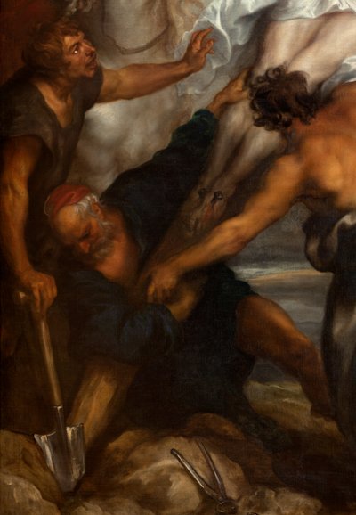 Haçın Yükselişi, 1631'den önce (petrol) by Anthony van Dyck