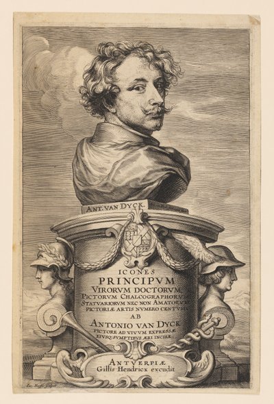 Önde gelen erkeklerin Simgelerinden Başlık Sayfası by Anthony van Dyck