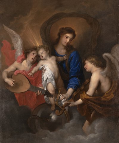 Müzik Yapan Meleklerle Bakire ve Çocuk, 1630 dolayları by Anthony van Dyck